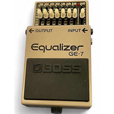 Used BOSS GE7 Equalizer Pedal
