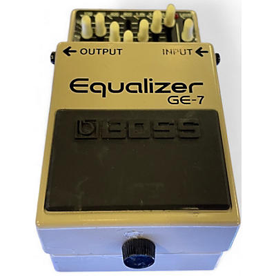 Used BOSS GE7 Equalizer Pedal
