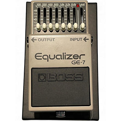 Used BOSS GE7 Equalizer Pedal