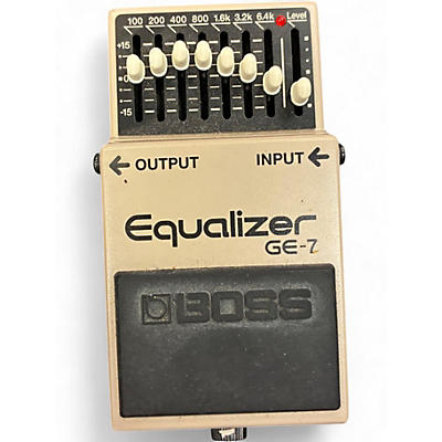 Used BOSS GE7 Equalizer Pedal