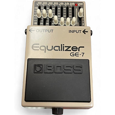 Used BOSS GE7 Equalizer Pedal
