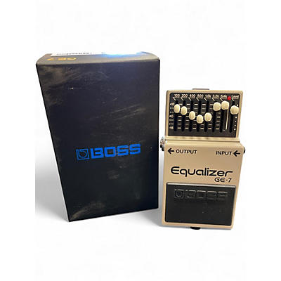 Used BOSS GE7 Equalizer Pedal