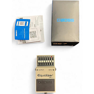 Used BOSS GE7 Equalizer Pedal