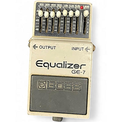Used BOSS GE7 Equalizer Pedal