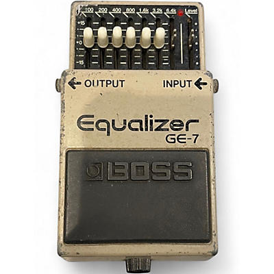 Used BOSS GE7 Equalizer Pedal