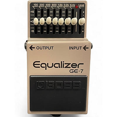 Used BOSS GE7 Equalizer Pedal