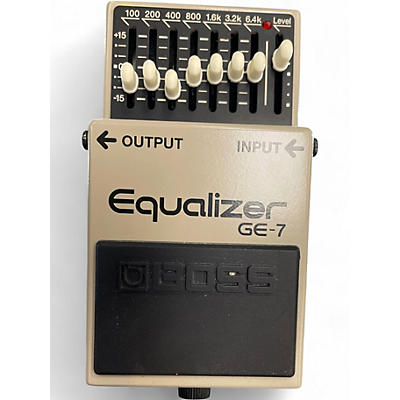 Used BOSS GE7 Equalizer Pedal