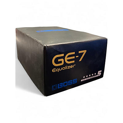 Used BOSS GE7 Equalizer Pedal