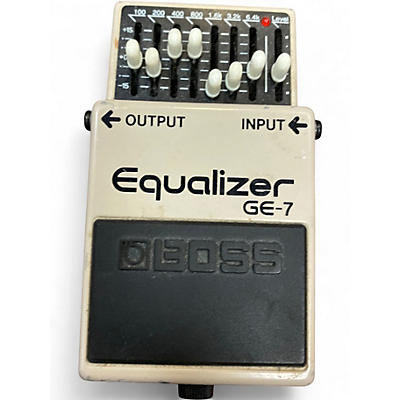 Used BOSS GE7 Equalizer Pedal