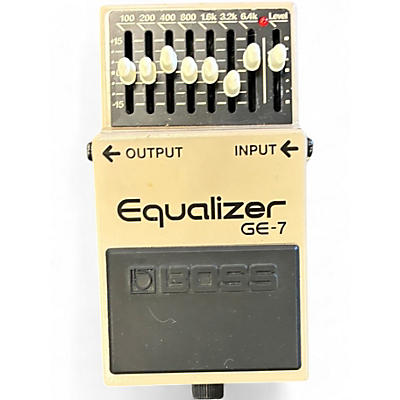 Used BOSS GE7 Equalizer Pedal