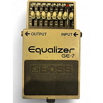 Used BOSS GE7 Equalizer Pedal