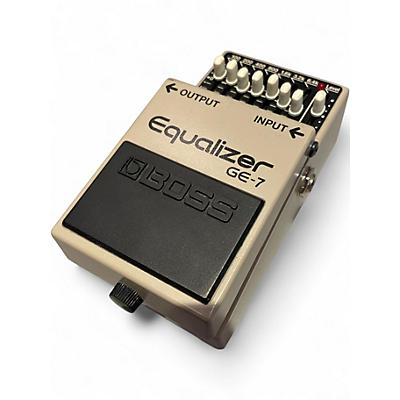 Used BOSS GE7 Equalizer Pedal