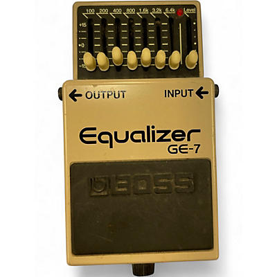 Used BOSS GE7 Equalizer Pedal