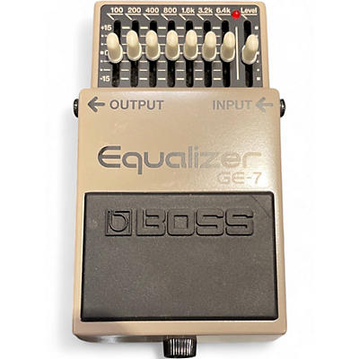 Used BOSS GE7 Equalizer Pedal