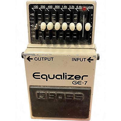 Used BOSS GE7 Equalizer Pedal
