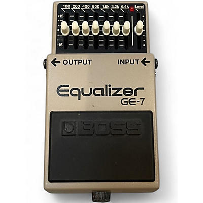 Used BOSS GE7 Equalizer Pedal
