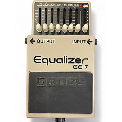 Used BOSS GE7 Equalizer Pedal