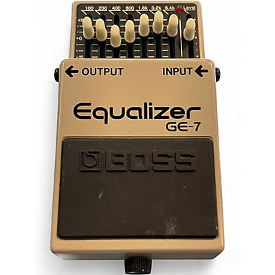 Used BOSS GE7 Equalizer Pedal