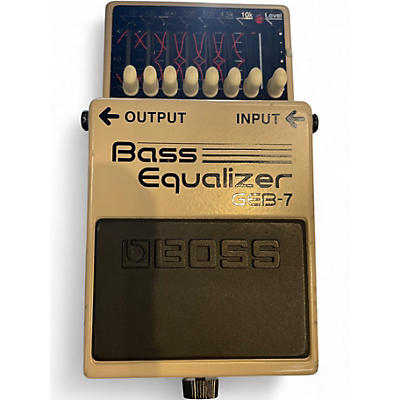 Used BOSS GEB-7 Pedal