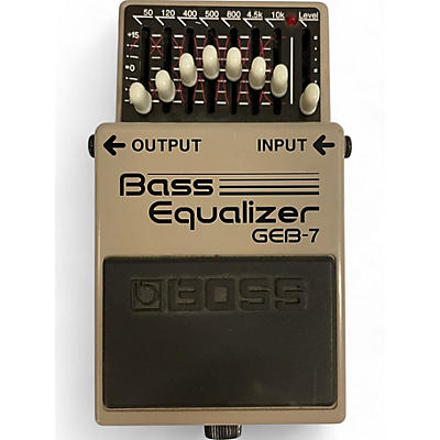 BOSS Used BOSS GEB7 7 Band Bass Equalizer Bass Effect Pedal