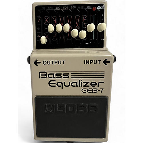 BOSS Used BOSS GEB7 7 Band Bass Equalizer Bass Effect Pedal