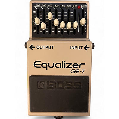 BOSS Used BOSS GEB7 7 Band Bass Equalizer Bass Effect Pedal