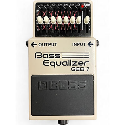 Used BOSS GEB7 7 Band Bass Equalizer Bass Effect Pedal