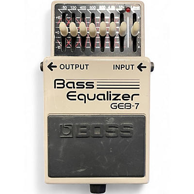 Used BOSS GEB7 7 Band Bass Equalizer Bass Effect Pedal