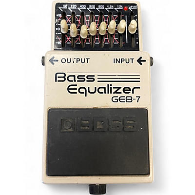 Used BOSS GEB7 7 Band Bass Equalizer Bass Effect Pedal
