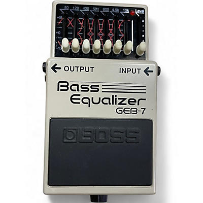 Used BOSS GEB7 7 Band Bass Equalizer Bass Effect Pedal