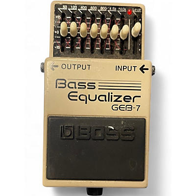 Used BOSS GEB7 7 Band Bass Equalizer Bass Effect Pedal