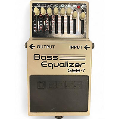 Used BOSS GEB7 7 Band Bass Equalizer Bass Effect Pedal