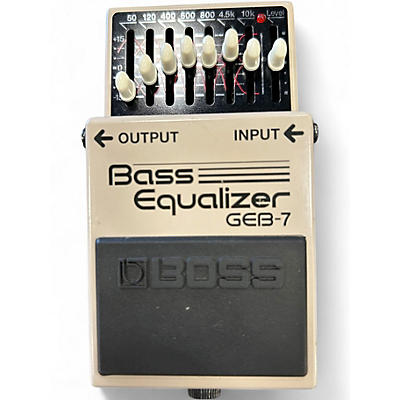 Used BOSS GEB7 7 Band Bass Equalizer Bass Effect Pedal
