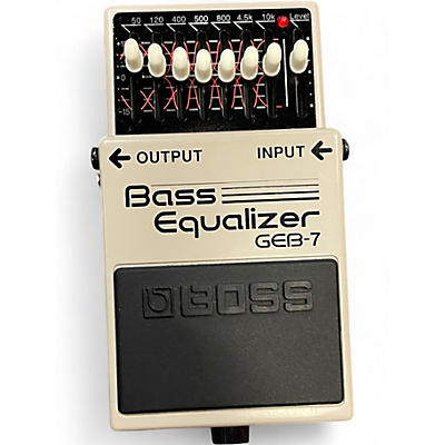 Used BOSS GEB7 7 Band Bass Equalizer Bass Effect Pedal