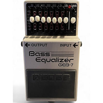 Used BOSS GEB7 7 Band Bass Equalizer Bass Effect Pedal
