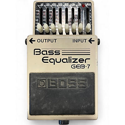 Used BOSS GEB7 7 Band Bass Equalizer Bass Effect Pedal