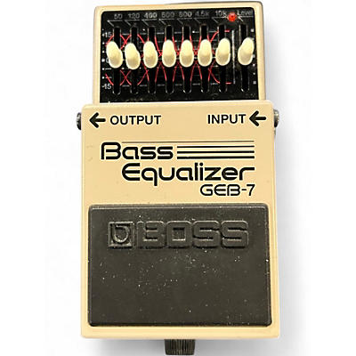 Used BOSS GEB7 7 Band Bass Equalizer Bass Effect Pedal