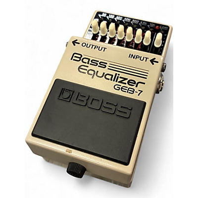Used BOSS GEB7 7 Band Bass Equalizer Bass Effect Pedal