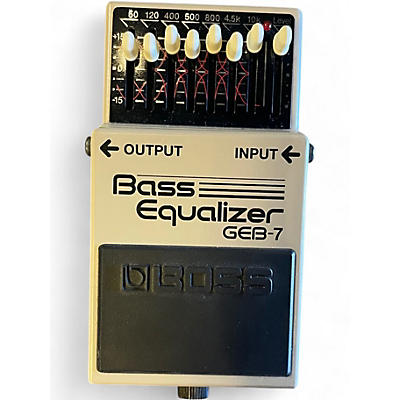 Used BOSS GEB7 7 Band Bass Equalizer Bass Effect Pedal