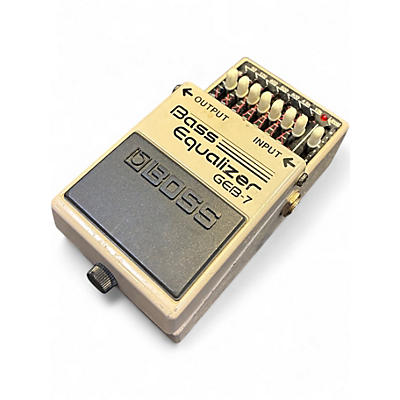 Used BOSS GEB7 7 Band Bass Equalizer Bass Effect Pedal