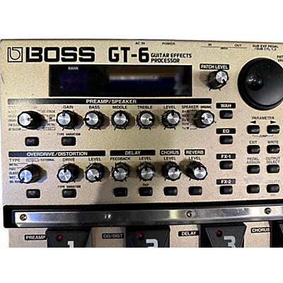 Used BOSS GT6 Guitar Effect Processor