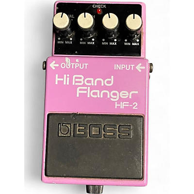 Used BOSS HF2 Hi Band Flanger Effect Pedal