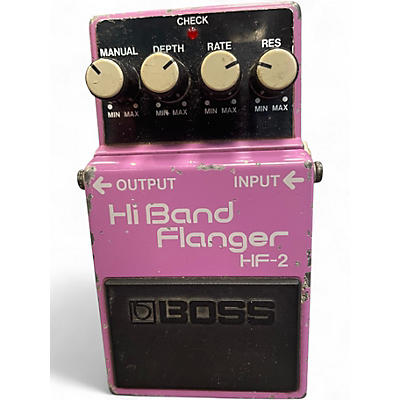 Used BOSS HF2 Hi Band Flanger Effect Pedal