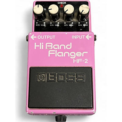 Used BOSS HF2 Hi Band Flanger Effect Pedal