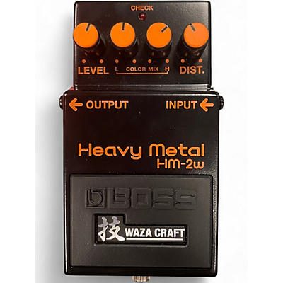 Used BOSS HM-2W Effect Pedal