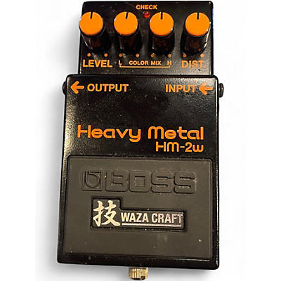 Used BOSS HM-2W HEAVY METAL WAZA CRAFT Effect Pedal