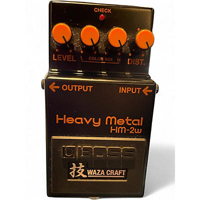 Used BOSS HM-2W HEAVY METAL WAZA Effect Pedal