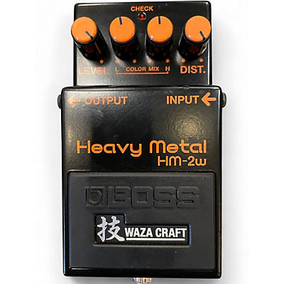 Used BOSS HM-2W Heavy Metal Waza Craft Effect Pedal