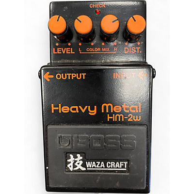Used BOSS HM2W HEAVY METAL Effect Pedal