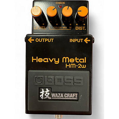 Used BOSS HM2W Heavy Metal Effect Pedal